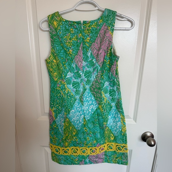 Lilly Pulitzer Mila Shift Dress Sun Dance Print Size 0 - Picture 4 of 6